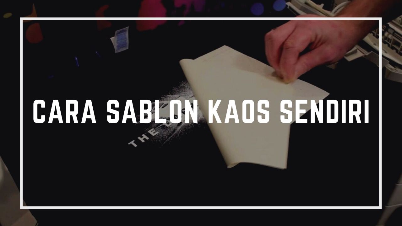  Cara Sablon Kaos Sendiri  BahanKain com